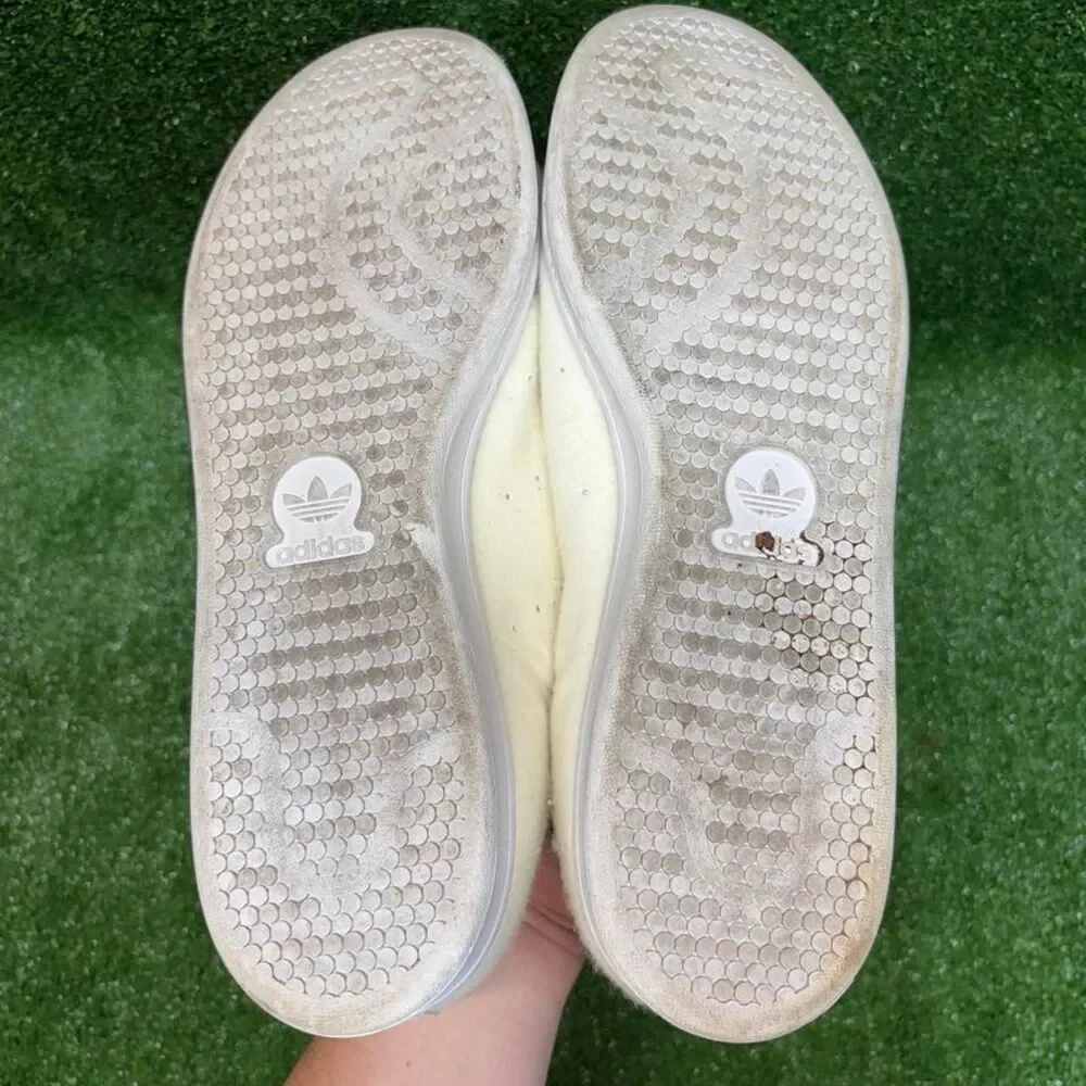 Adidas Men's White and Cream Trainers